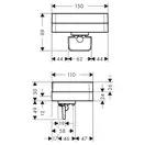 Мыльница Axor Universal Accessories, матовая латунь/стекло матовое (42819950) фото 2 Aquada.com.ua