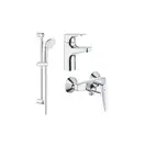 Grohe Комплект смесителей BauFlow 3 в 1 для душа (121630S) (121630S) фото 1 Aquada.com.ua