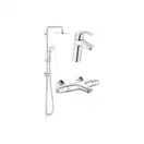 Комплект змішувачів Grohe EuroSmart, хром (34102TS)