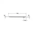 Душевой поддон Duravit Starck Slimline 1400х900 мм (720126000000000) фото 3 Aquada.com.ua