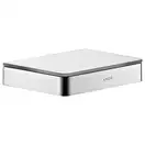Полочка 150 мм Axor Universal Accessories, хром/стекло матовое (42840000) фото 1 Aquada.com.ua