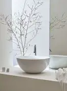 Раковина накладная на столешницу Ø 48 х 22 см AXA DP (832001) фото 2 Aquada.com.ua