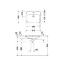 Раковина встраиваемая на столешницу Duravit DuraStyle 61,5 х 49,5 см (0374620000) фото 2 Aquada.com.ua