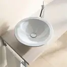 Раковина накладная на столешницу Duravit Bagnella Ø 40 см (0451400000) фото 2 Aquada.com.ua