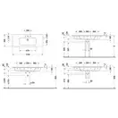 Раковина мебельная Duravit Me by Starck 123 х 49 см (2336120000) фото 2 Aquada.com.ua