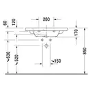 Раковина для мебели Duravit DuraStyle 78,5 х 40 см (2337780000) фото 3 Aquada.com.ua