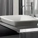 Раковина накладная на столешницу Globo Relais 60х41 см (RE060.BI) фото 2 Aquada.com.ua