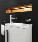 Мини-раковина, отв. для смесителя справа Ravak Chrome 400 х 220 мм (XJGP1100000) фото 4 Aquada.com.ua
