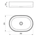 Ravak Ceramic Slim O Раковина накладна, біла (XJX01155001)