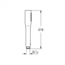 Лейка для душа Grohe Euphoria Cosmopolitan Stick (цвет - розовое золото), 1 вид струи (27400DL0) фото 2 Aquada.com.ua