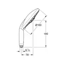 Лейка для душа Grohe Rainshower Classic (цвет - хром), 4 вида струи (28765000) фото 4 Aquada.com.ua