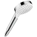 Лейка для душа Hansgrohe Crometta EcoSmart (цвет - хром/белый), 1 вид струи (26333400) фото 1 Aquada.com.ua