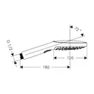 Ручний душ Hansgrohe Raindance Select E 120 3jet, brushed bronze (26520140)