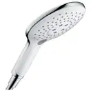 Лейка для душа Hansgrohe Raindance Select S 150 (цвет - хром/белый), 3 вида струи (28587400) фото 1 Aquada.com.ua