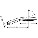 Лейка для душа Hansgrohe Raindance Select S 150 (цвет - хром/белый), 3 вида струи (28587400) фото 3 Aquada.com.ua
