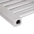 Сушарка рушників водяна Qtap Dias (SIL) P15 800x500 HY (QTDIASSILP15800500HY) фото 12 Aquada.com.ua