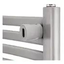 Сушарка рушників водяна Qtap Dias (SIL) P15 800x500 HY (QTDIASSILP15800500HY) фото 9 Aquada.com.ua
