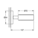 Тримач для склянки / мильниці, Grohe Essentials, графіт (40369AL1)