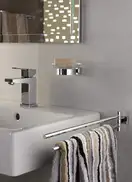 GROHE Тримач для склянки чи мильниці, хром  Essentials Cube (40508001) фото 3 Aquada.com.ua