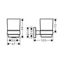 Стакан, Hansgrohe Logis Universal (41718000)