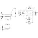Сиденье для унитаза функицей биде Duravit SensoWash® Starck C (610200002000300) фото 2 Aquada.com.ua