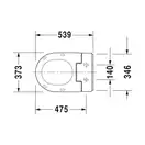 DURAVIT SENSO WASH сидение slim (611000002000300) фото 2 Aquada.com.ua