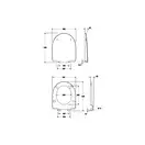 KOLO NOVA PRO сиденье с крышкой твердое, овальное, из материала Duroplast, с микролифтом (пол.) (M30112000) фото 2 Aquada.com.ua