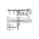 Трап для душа Viega Advantix Vario1200 95-150 мм + решетка для трапа SR2 глянцевая (704360) фото 5 Aquada.com.ua