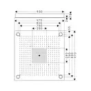 Верхний душ Axor ShowerSolutions 970 x 970 мм, с подсветкой (цвет - хром), 3 типа струи (10623800) фото 7 Aquada.com.ua
