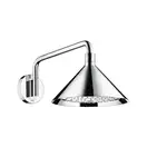 Верхний душ Axor Front 2 jet с держателем d=279 мм (26021000) фото 1 Aquada.com.ua