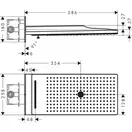 Верхній душ Axor ShowerSolutions 250/580 3jet з власником, gold optic (35283990)
