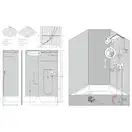 Верхний душ 250 х 250 мм Axor ShowerSolutions (цвет - хром), 1 вид струи (35309000) фото 4 Aquada.com.ua