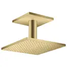 Верхний душ 250 х 250 мм Axor ShowerSolutions (цвет - матовое золото), 2 вида струи (35312250) фото 1 Aquada.com.ua