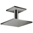 Верхний душ 250 х 250 мм Axor ShowerSolutions (цвет - полированный чёрный хром), 2 вида струи (35312330) фото 1 Aquada.com.ua