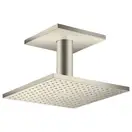 Верхний душ 250 х 250 мм Axor ShowerSolutions (цвет - матовый никель), 2 вида струи (35312820) фото 1 Aquada.com.ua