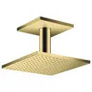 Верхний душ 250 х 250 мм Axor ShowerSolutions (цвет - полированное золото), 2 вида струи (35312990) фото 1 Aquada.com.ua