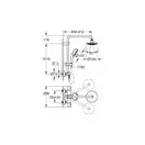 GROHE Верхний душ и душевой кронштейн, 3 режима струи New Tempesta 100 (26088001) фото 2 Aquada.com.ua