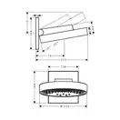 Верхній душ, Hansgrohe Rainfinity 360 3jet, матовий чорний (26234670)