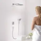 Верхний душ, с держателем 223 мм Hansgrohe Raindance E 360х190 мм (27371000) фото 2 Aquada.com.ua