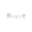 Полотенцедержатель Hansgrohe Axor Carlton (414060001) фото 2 Aquada.com.ua