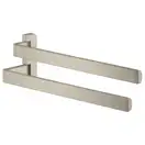 Двойной полотенцедержатель 409 мм Axor Universal Accessories, матовый никель (42821820) фото 1 Aquada.com.ua