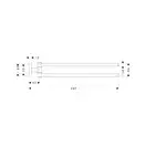 Полотенцедержатель, Hansgrohe Logis Universal, хром (40512000)