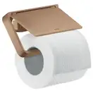 Бумагодержатель с крышкой Axor Universal Accessories (цвет - матовое красное золото) (42836310) фото 1 Aquada.com.ua