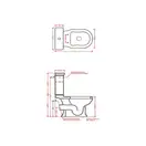 ARTCERAM Унитаз моноблок с бачком ArtCeram Hermitage (HEV004+HEC001+HEA010) фото 3 Aquada.com.ua