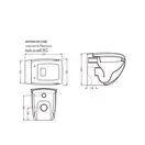 ARTCERAM Унитаз напольный ArtCeram Hi-Line с сиденьем Soft Close, черный глянецевый (HIV002 03;00 + HIA001 03; 71) фото 2 Aquada.com.ua