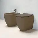 Унитаз приставной Catalano Sfera с сиденьем Soft Close, коричневый матовый (1VPC52MS + 5SCSTPNMS) фото 2 Aquada.com.ua