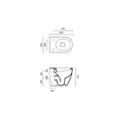 Унитаз приставной Catalano Sfera с сиденьем Soft Close, чёрный глянцевый (1VPC52NE+5SCSTPNNE) фото 3 Aquada.com.ua