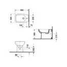Унитаз Duravit D-code (с сиденьем Soft Close) (21080900002+0067390000) фото 2 Aquada.com.ua