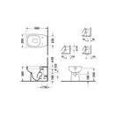 Унитаз Duravit D-code (с сиденьем Soft Close) (21150900002+0067390000) фото 2 Aquada.com.ua