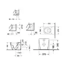 DURAVIT STARCK 2 унитаз напольный 37*57см пристенный вариант, с вертик смывом (2128090000) фото 2 Aquada.com.ua
